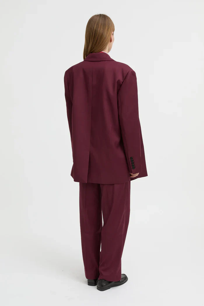 Blythe Trouser - Burgundy - Image 7