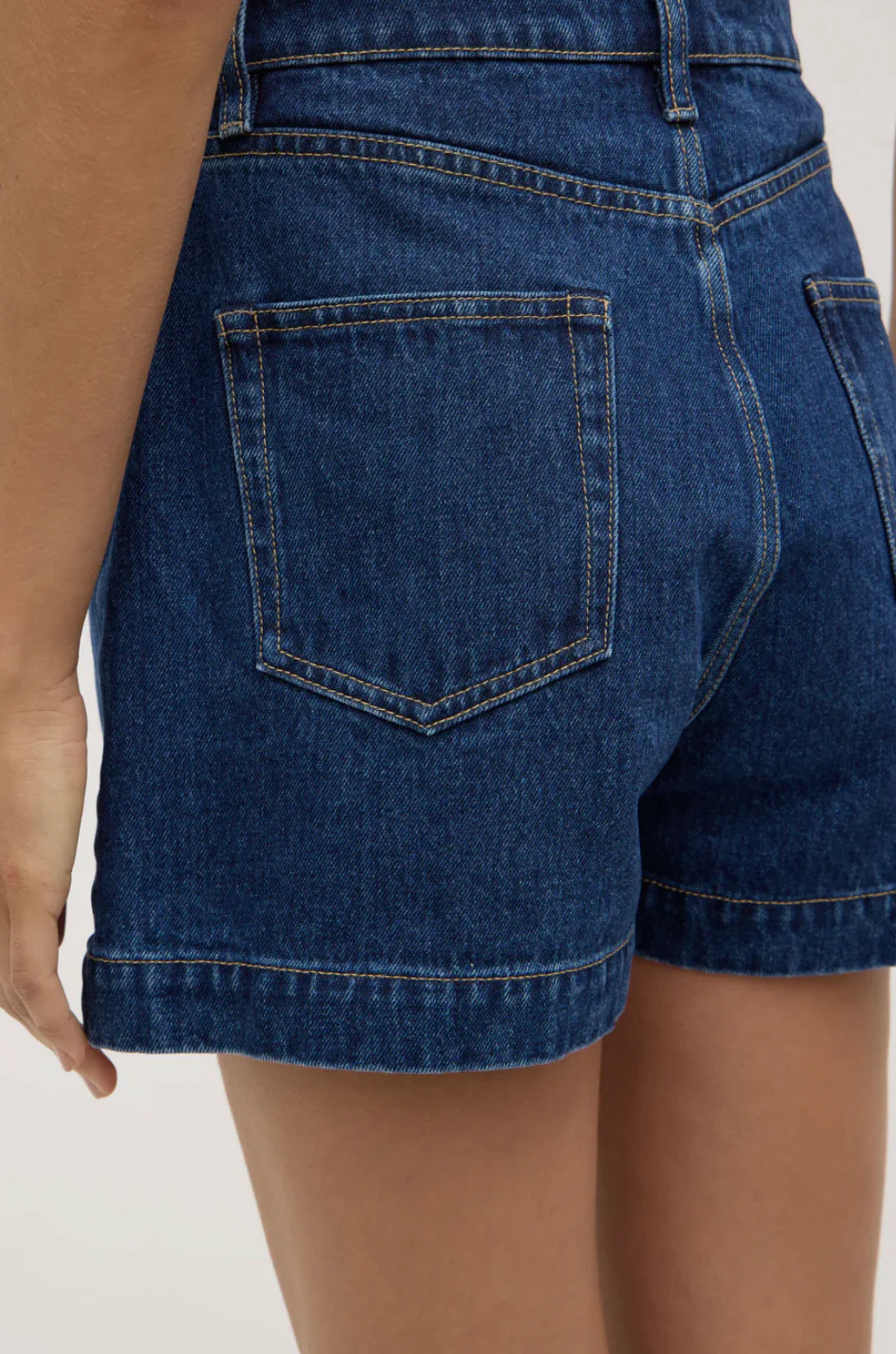 Boxy Denim Short - Heritage Blue - Image 5