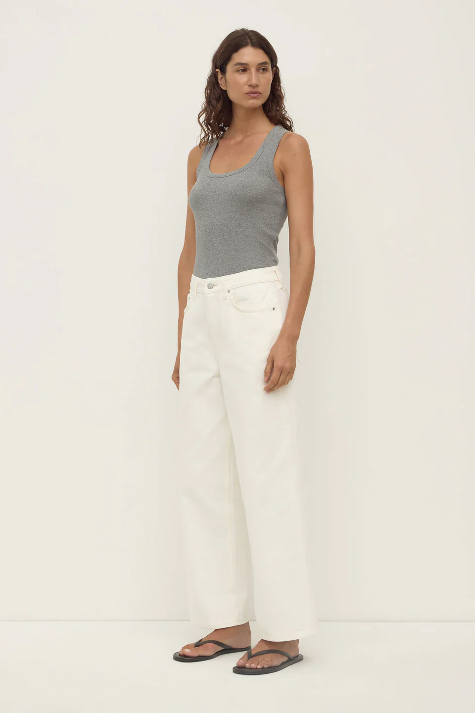 Boyfriend Jean - Vintage White - Image 5