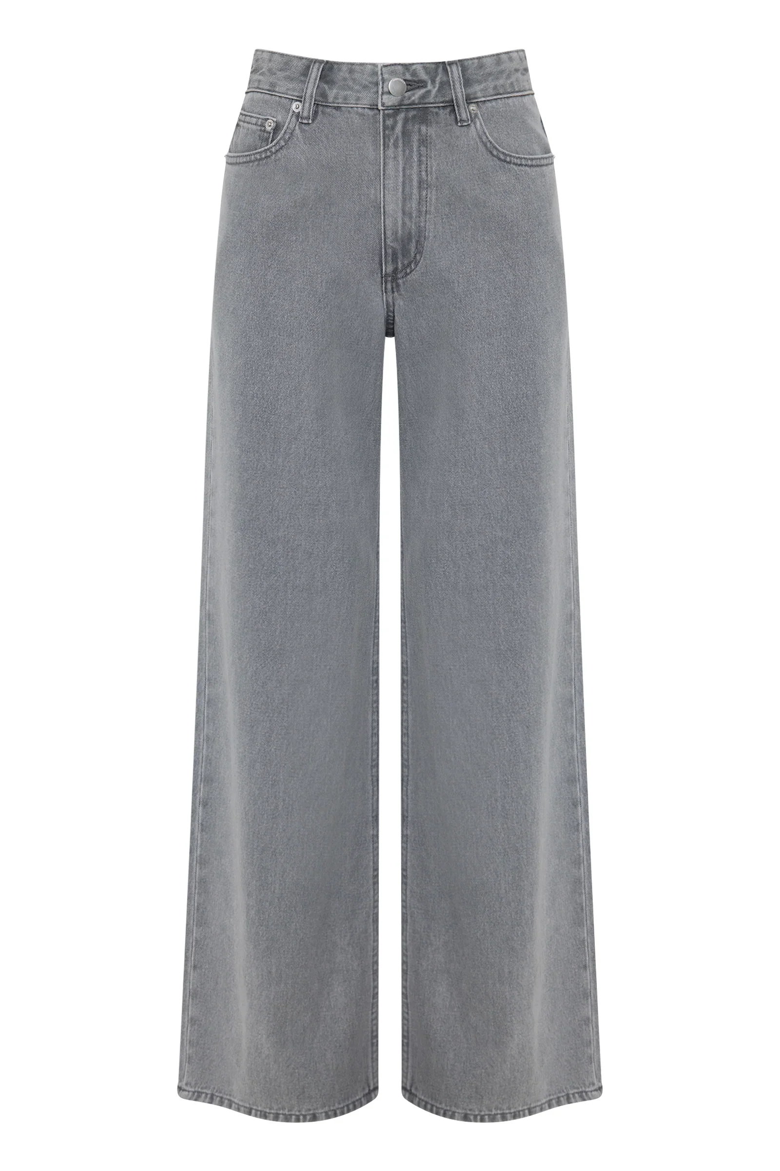 Calvi Boyfriend Jean - Steel - Image 7