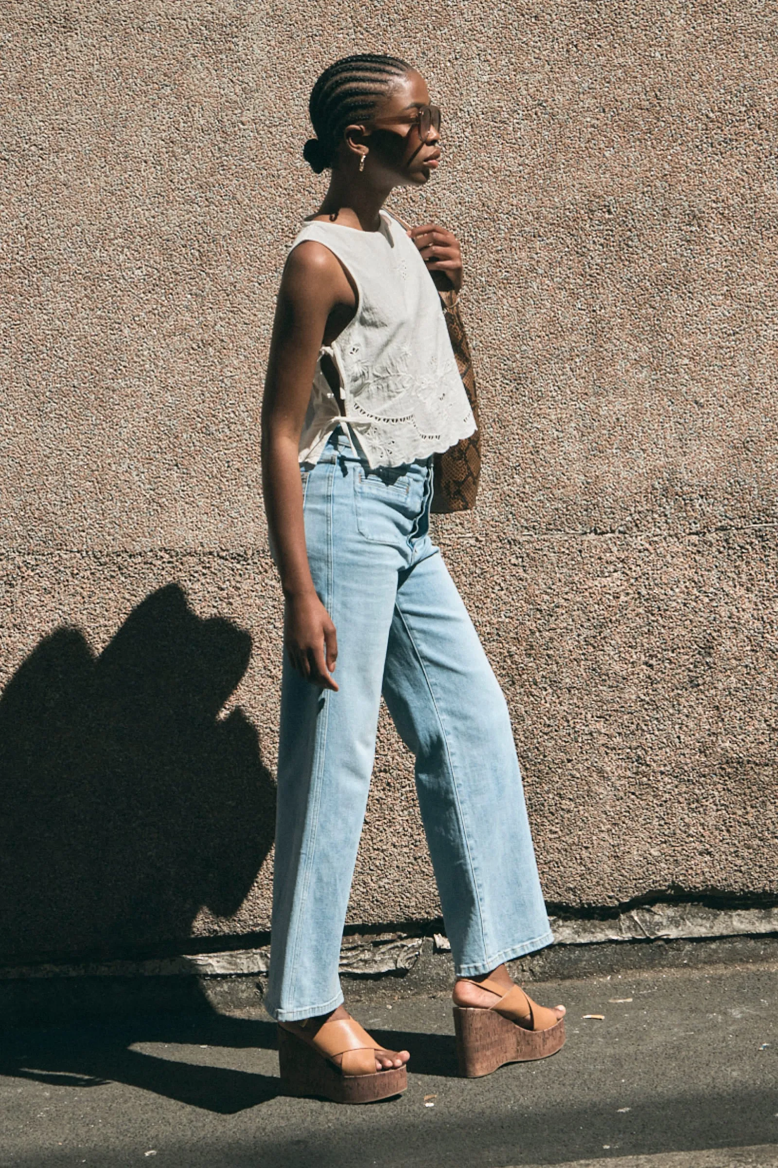 Camille Top Embroidered - White - Image 5