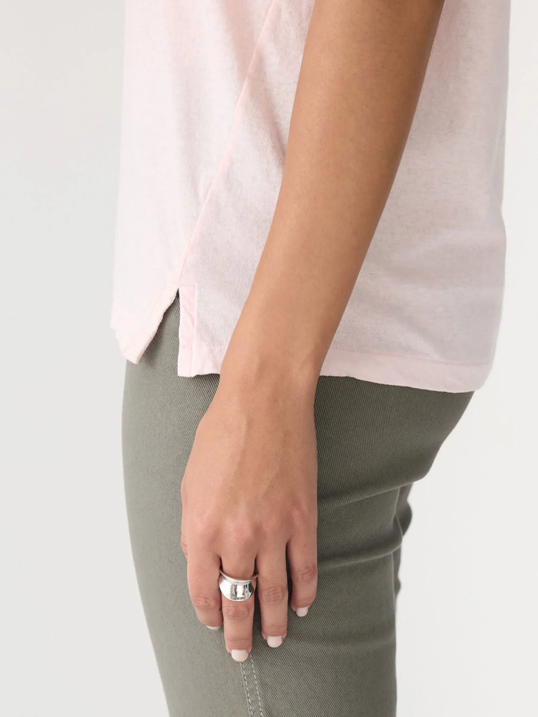 Classic T.Shirt - Powder Pink - Image 3