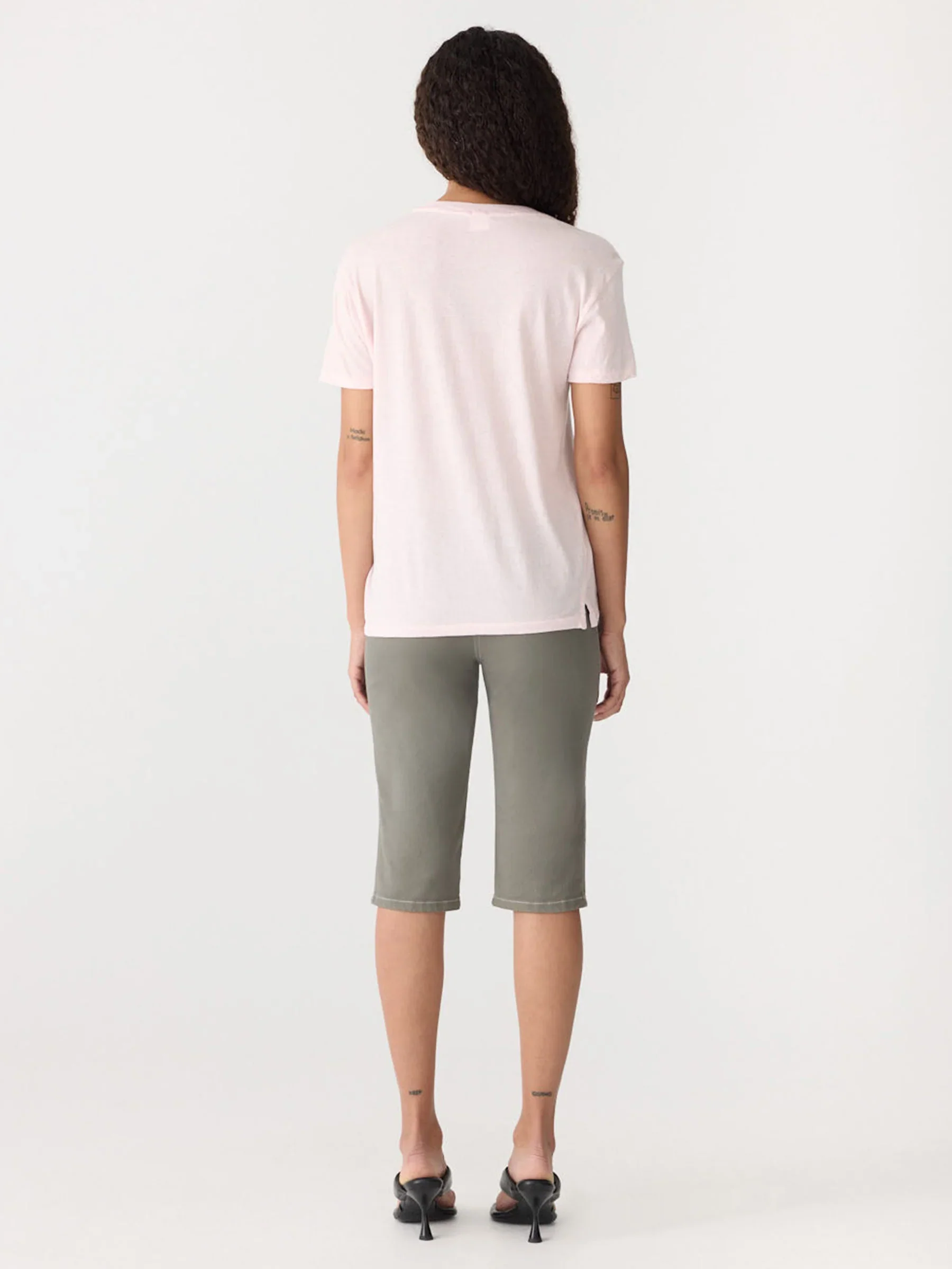 Classic T.Shirt - Powder Pink - Image 4