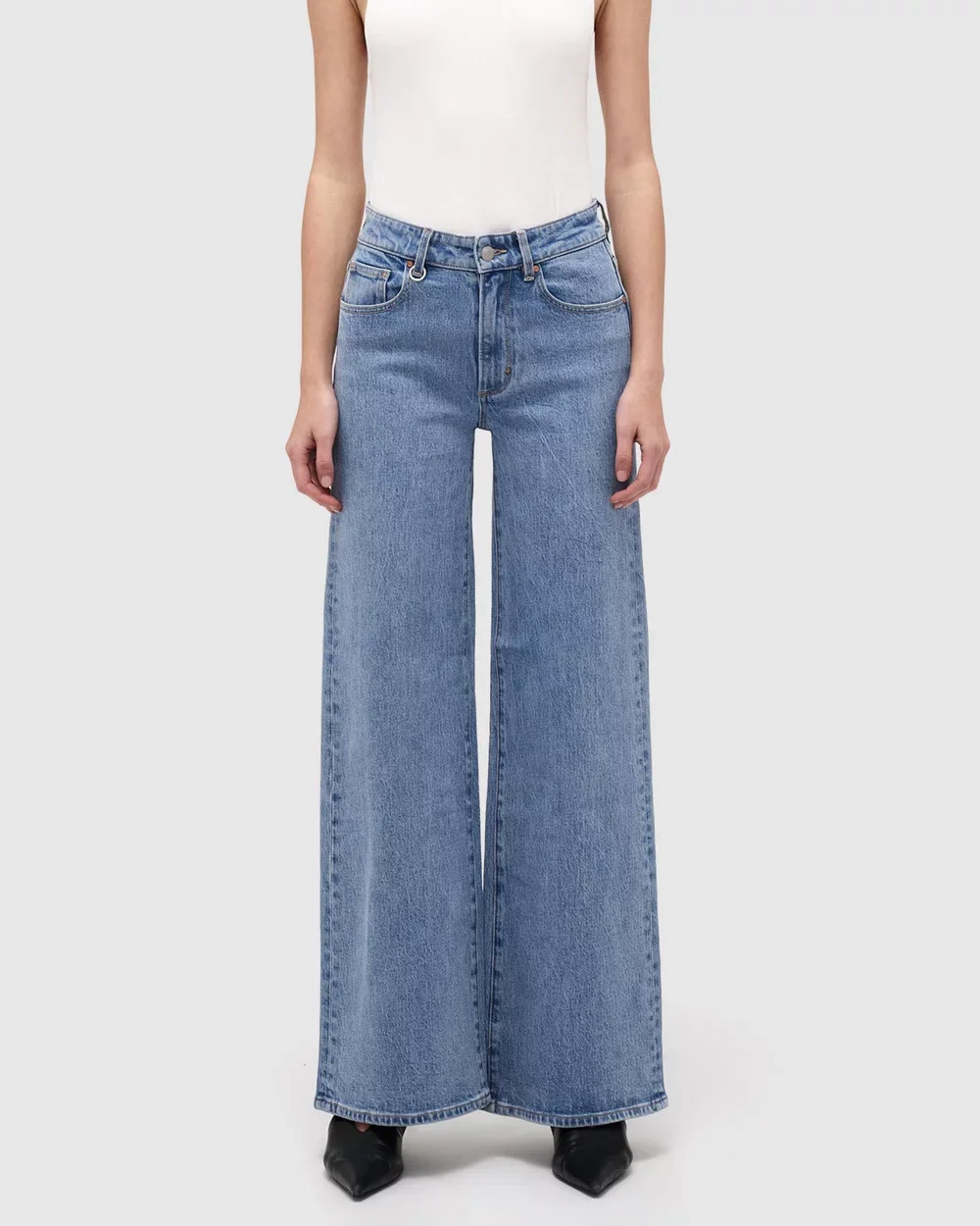 Eva Wide Milano - Mid Vintage Indigo - Image 3