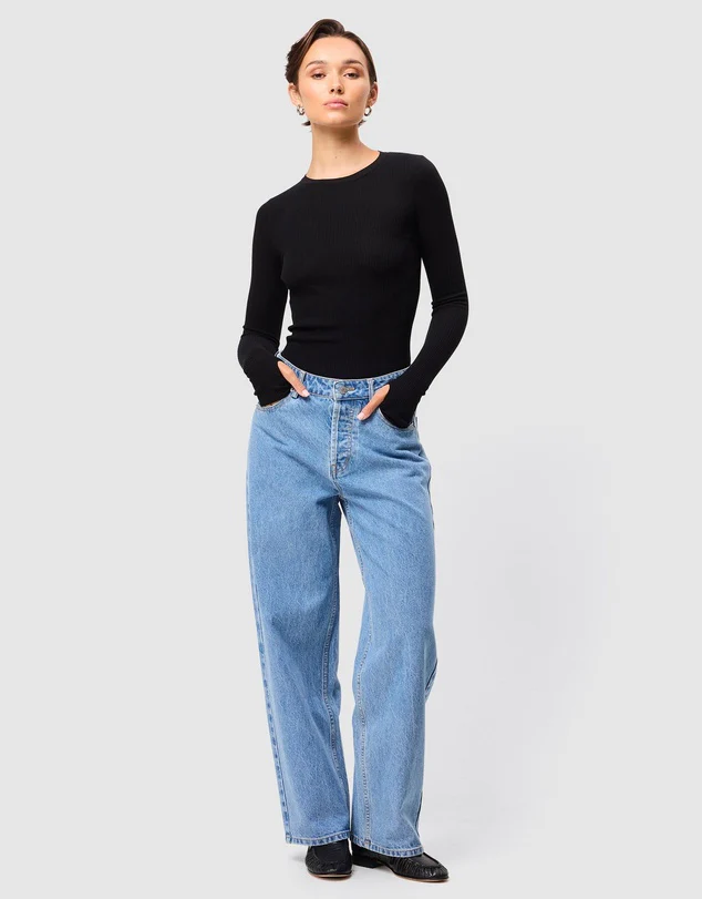 Fine Line Knit - Black - Image 3