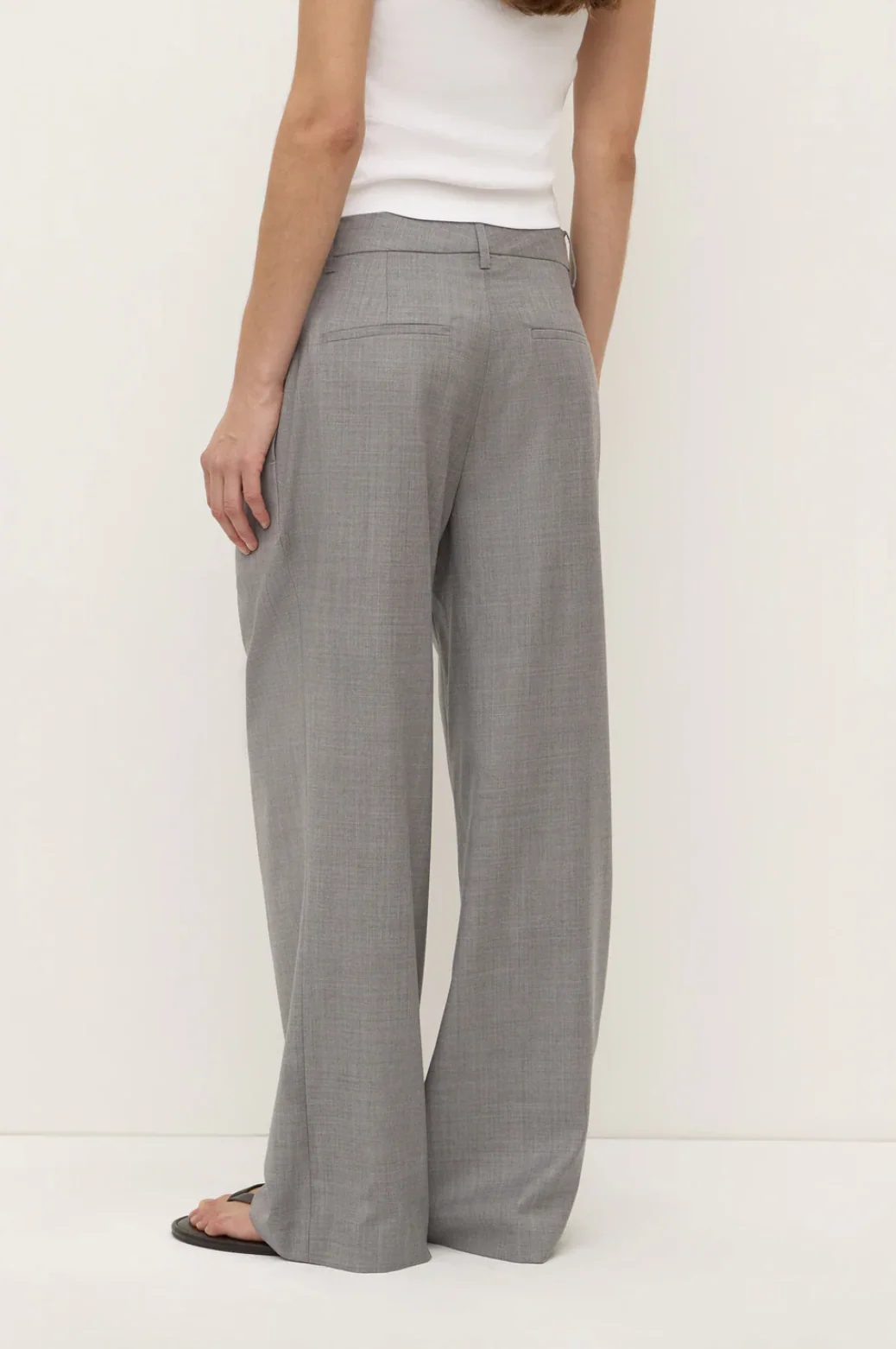 Jaina Suit Pant - Grey Marle - Image 4