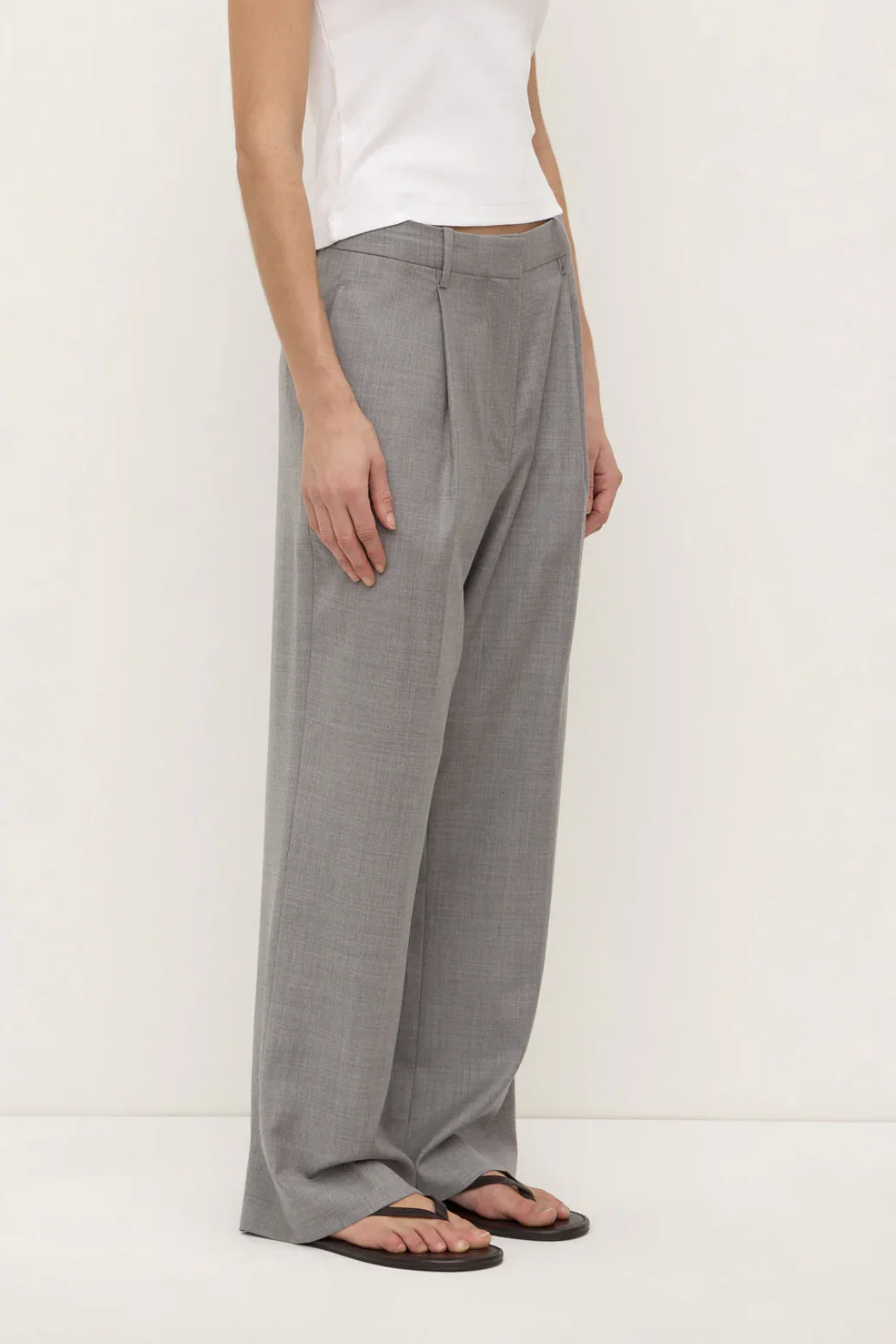 Jaina Suit Pant - Grey Marle - Image 6