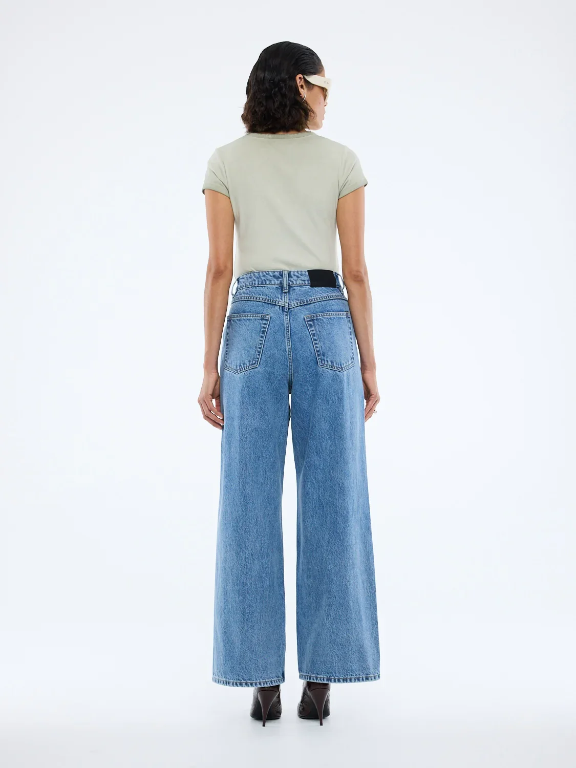Lia Spliced Jean - Indigo Splice - Image 6