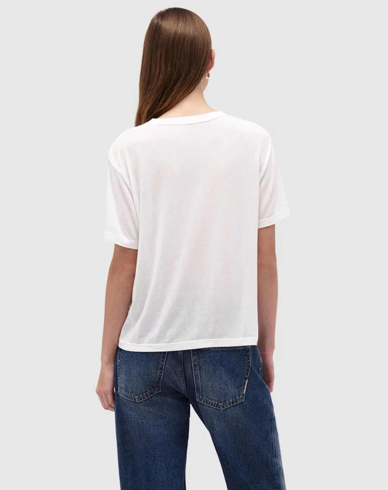 Lou Tissue Tee - White - Image 3
