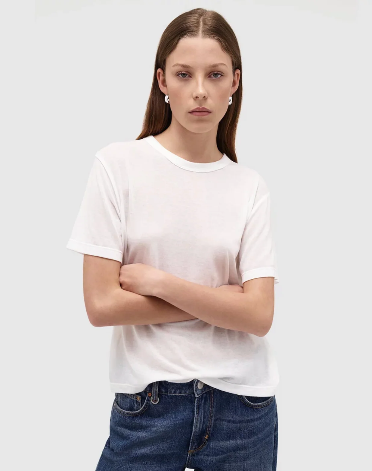 Lou Tissue Tee - White - Image 4
