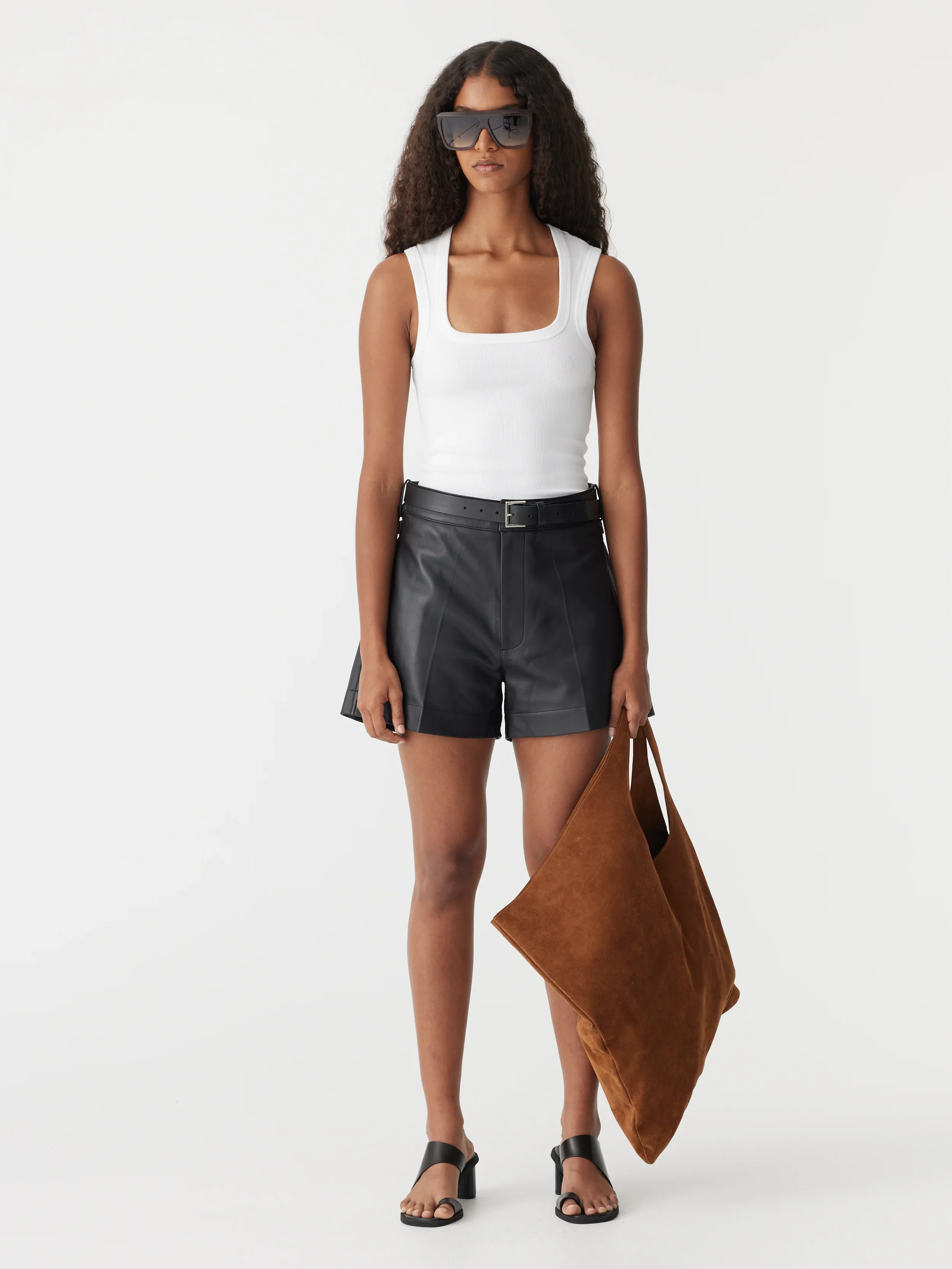 Low Scooped Rib Tank - White - Image 5