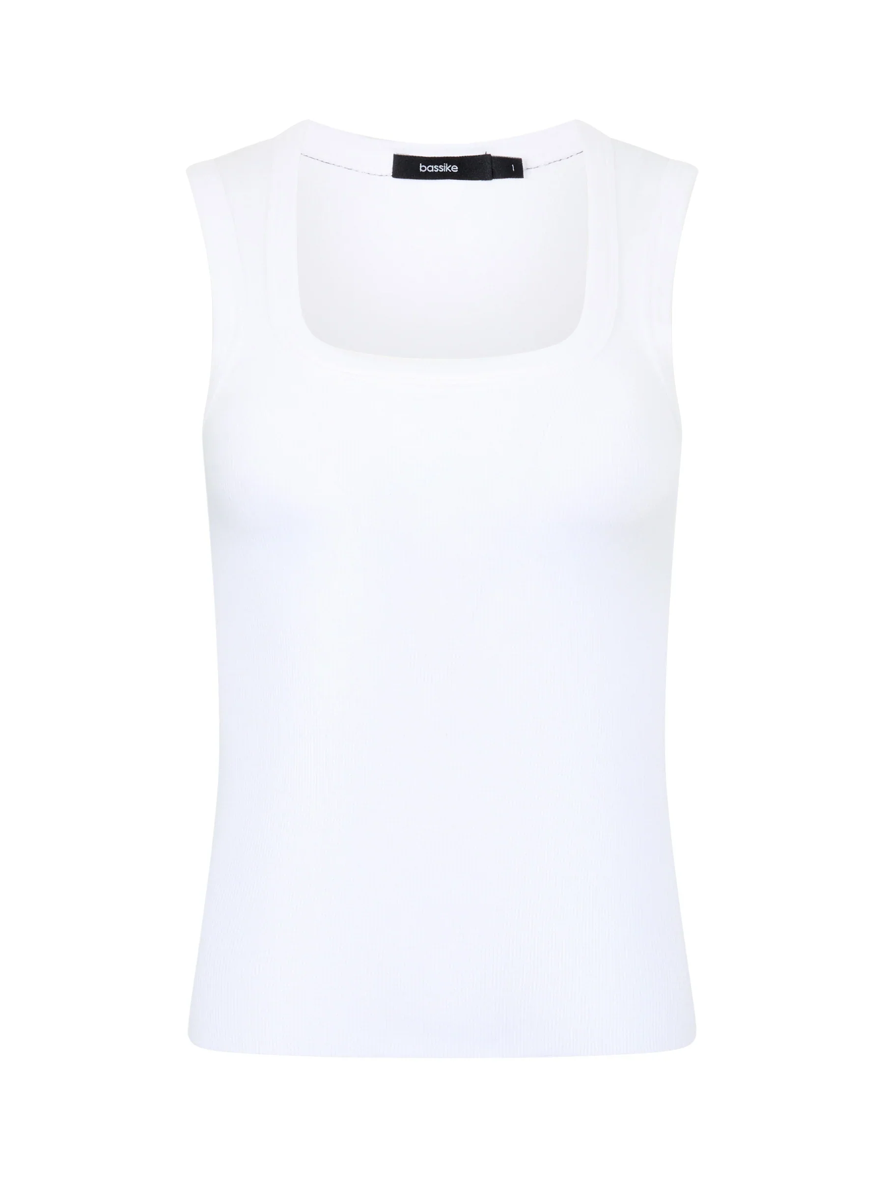 Low Scooped Rib Tank - White - Image 6