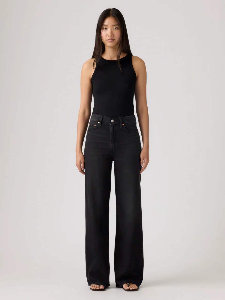 Ribcage Wide Leg Jeans - None Your Business - Image 3