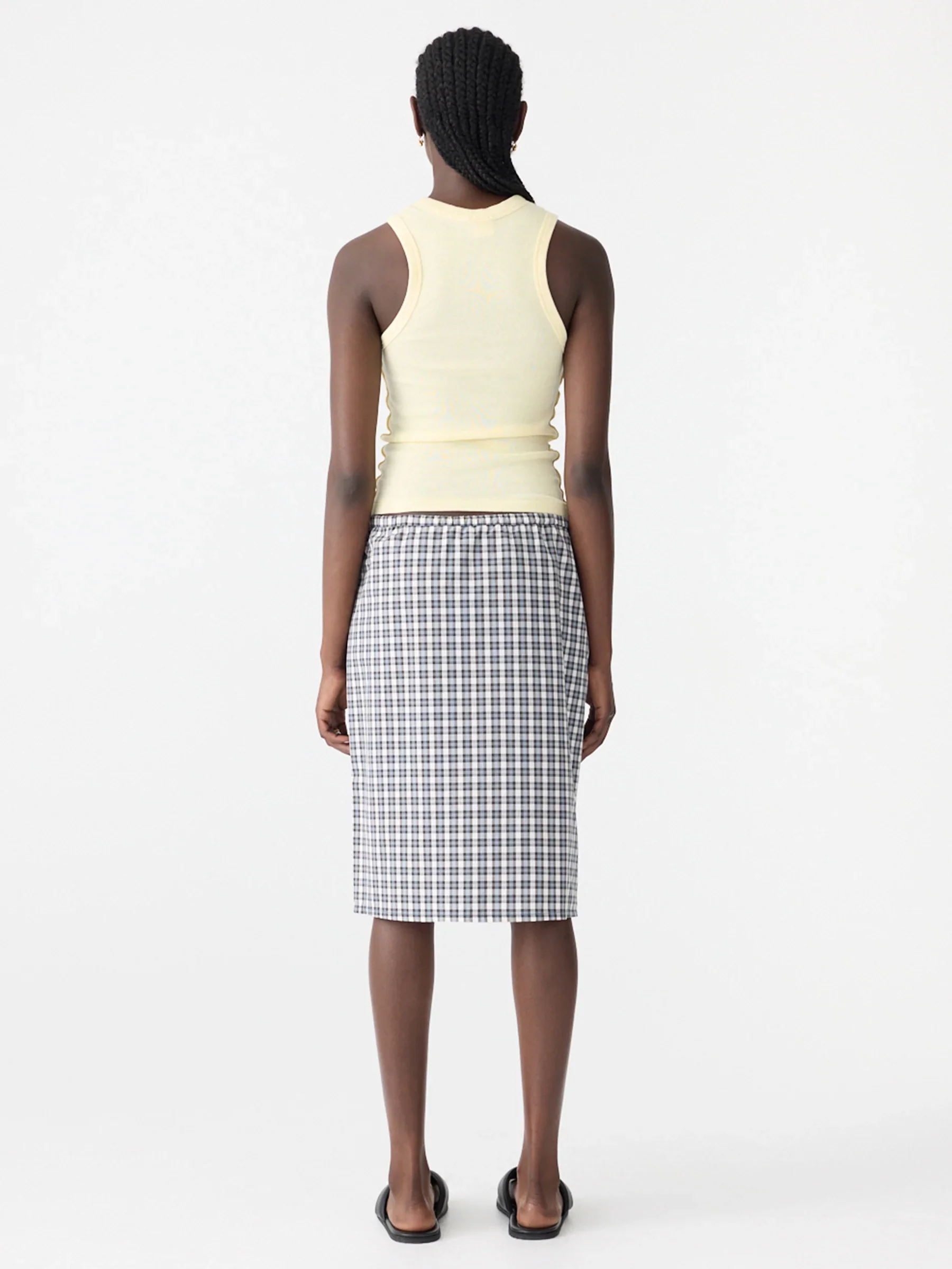 Seam Detail Tank - Lemon Sorbet - Image 4