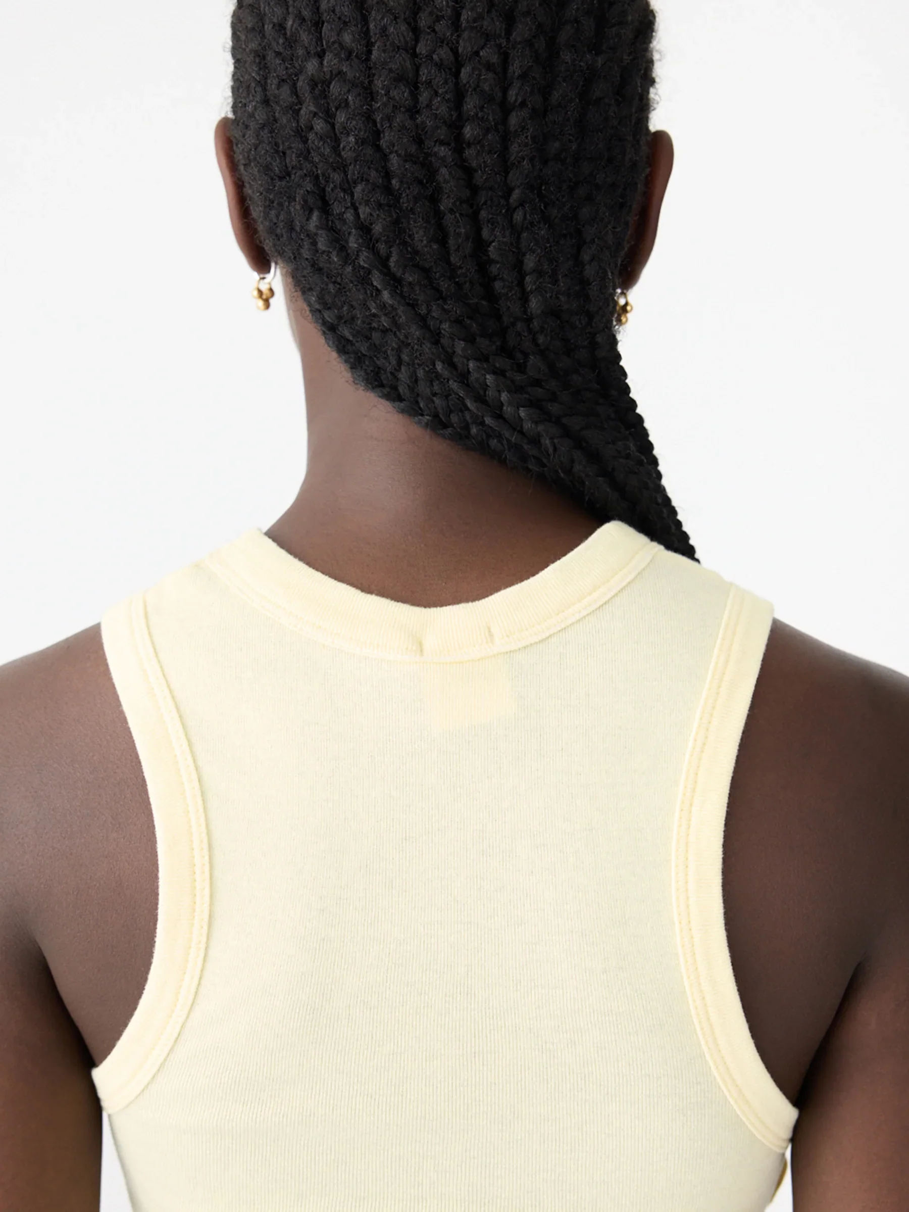 Seam Detail Tank - Lemon Sorbet - Image 6