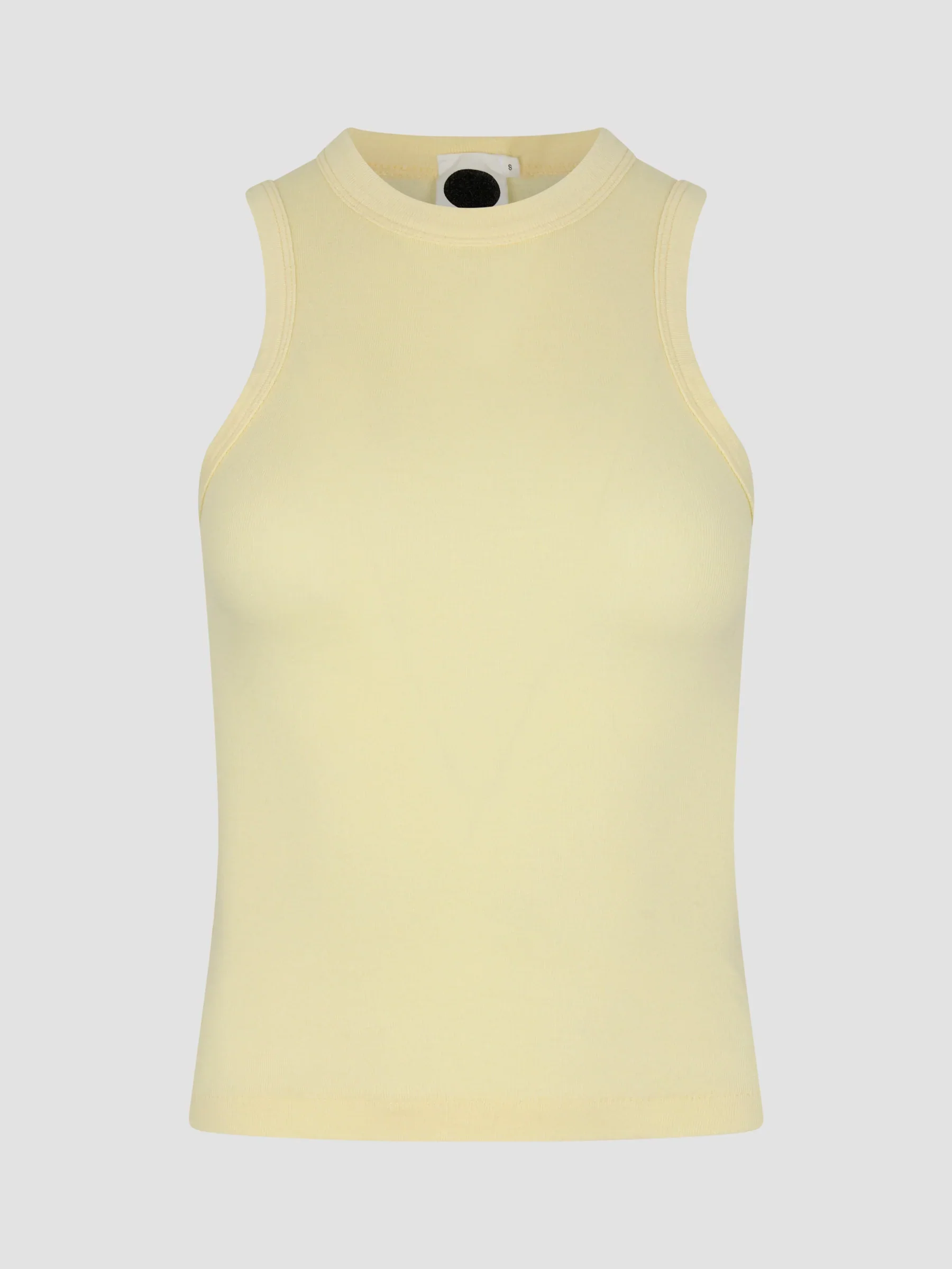 Seam Detail Tank - Lemon Sorbet - Image 7