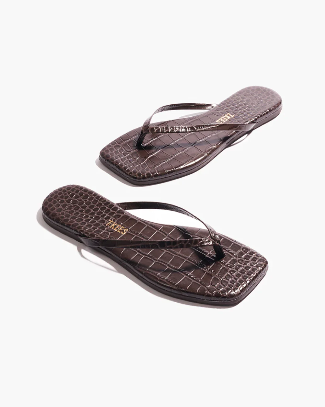 Square Toe Lily - Carob Croc - Image 3