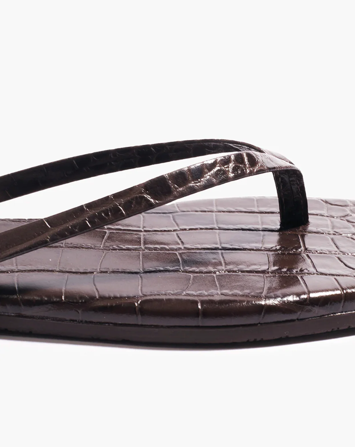 Square Toe Lily - Carob Croc - Image 4