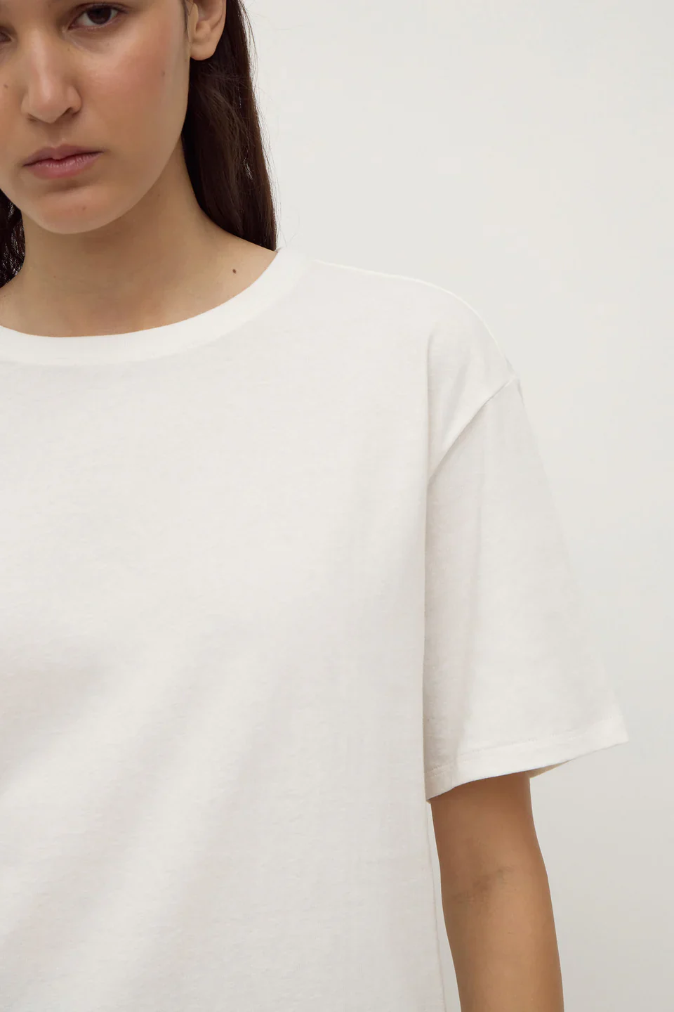 Thea Short Sleeve Tee - White - Image 6