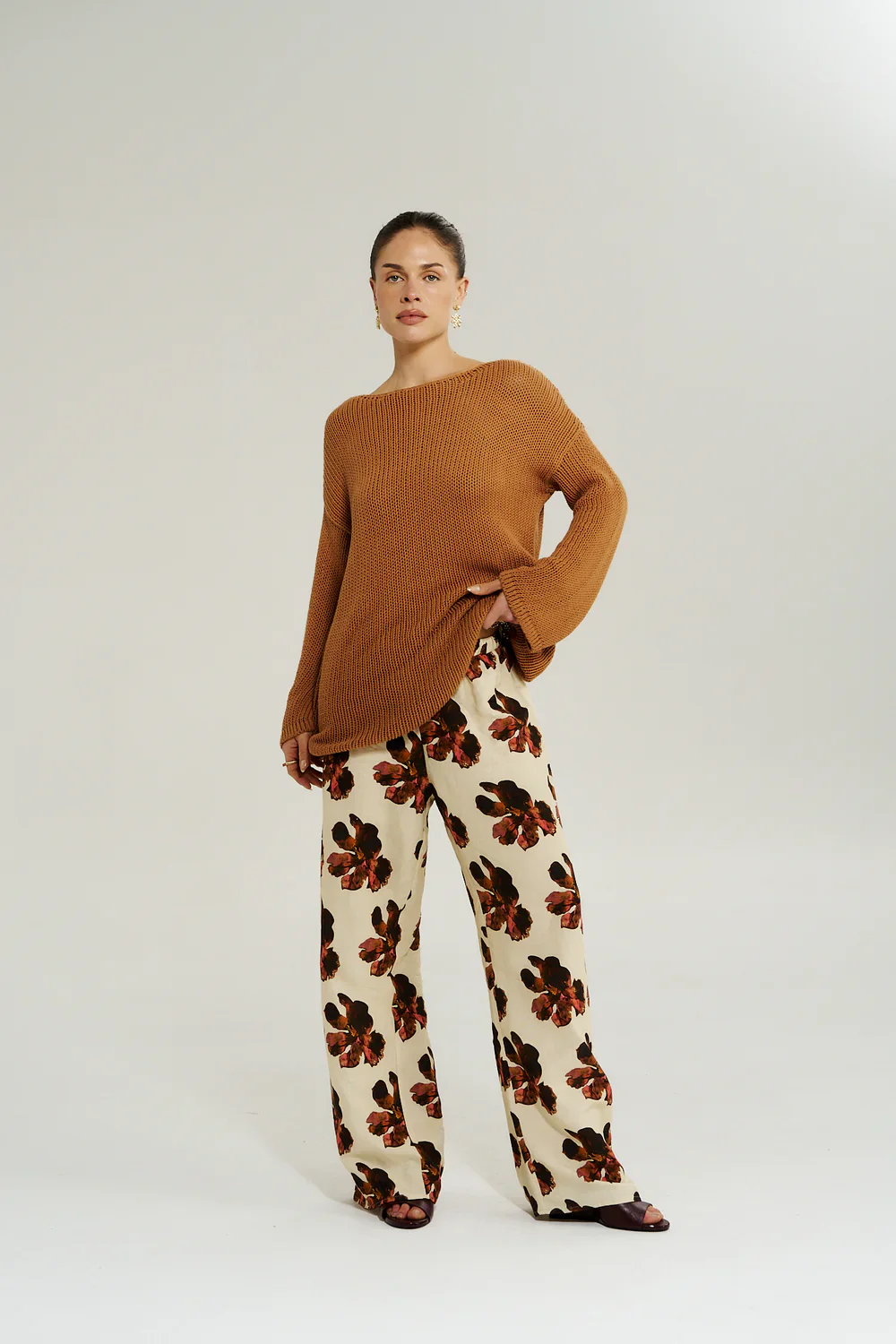 Wide Leg Pant - Butter Fleur - Image 3