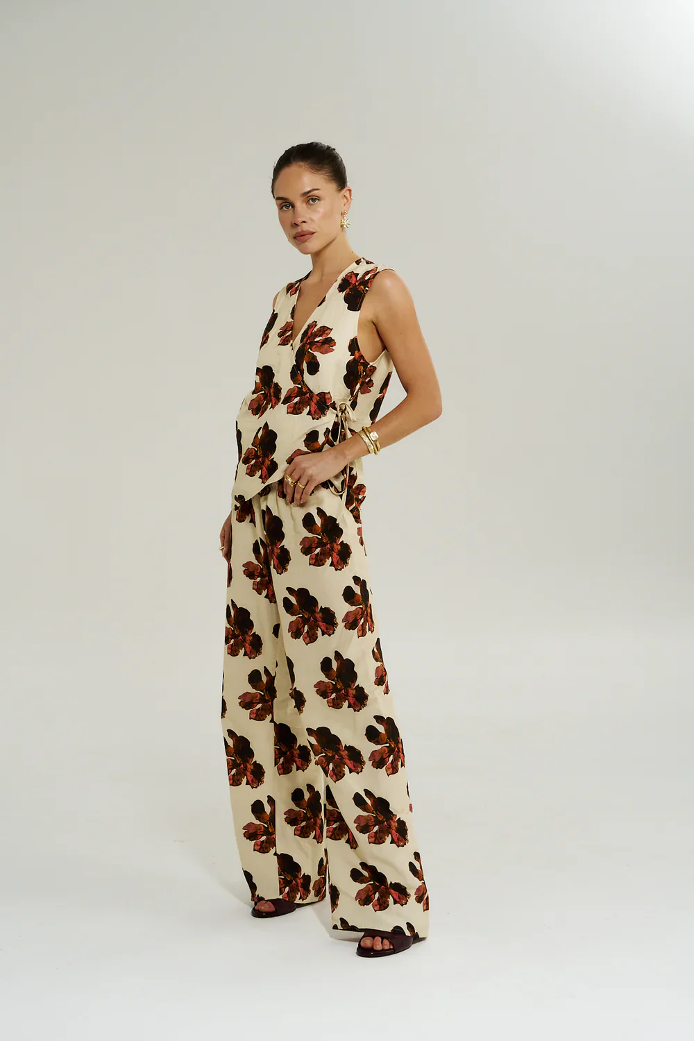 Wide Leg Pant - Butter Fleur - Image 6