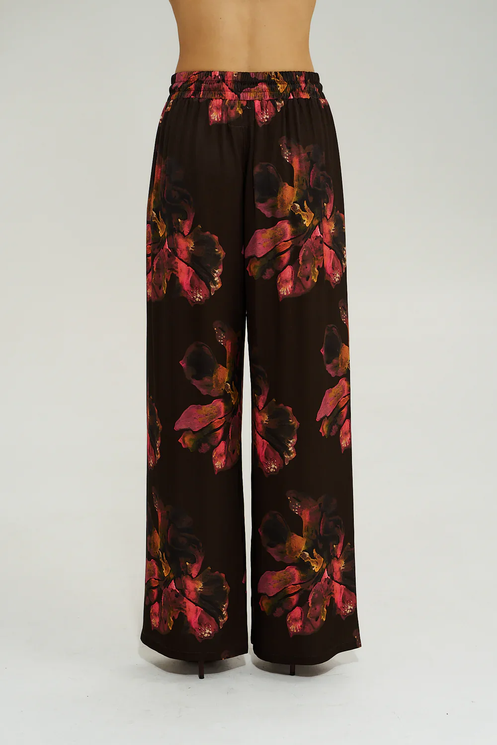 Wide Leg Pant - Chocolat Petals - Image 6