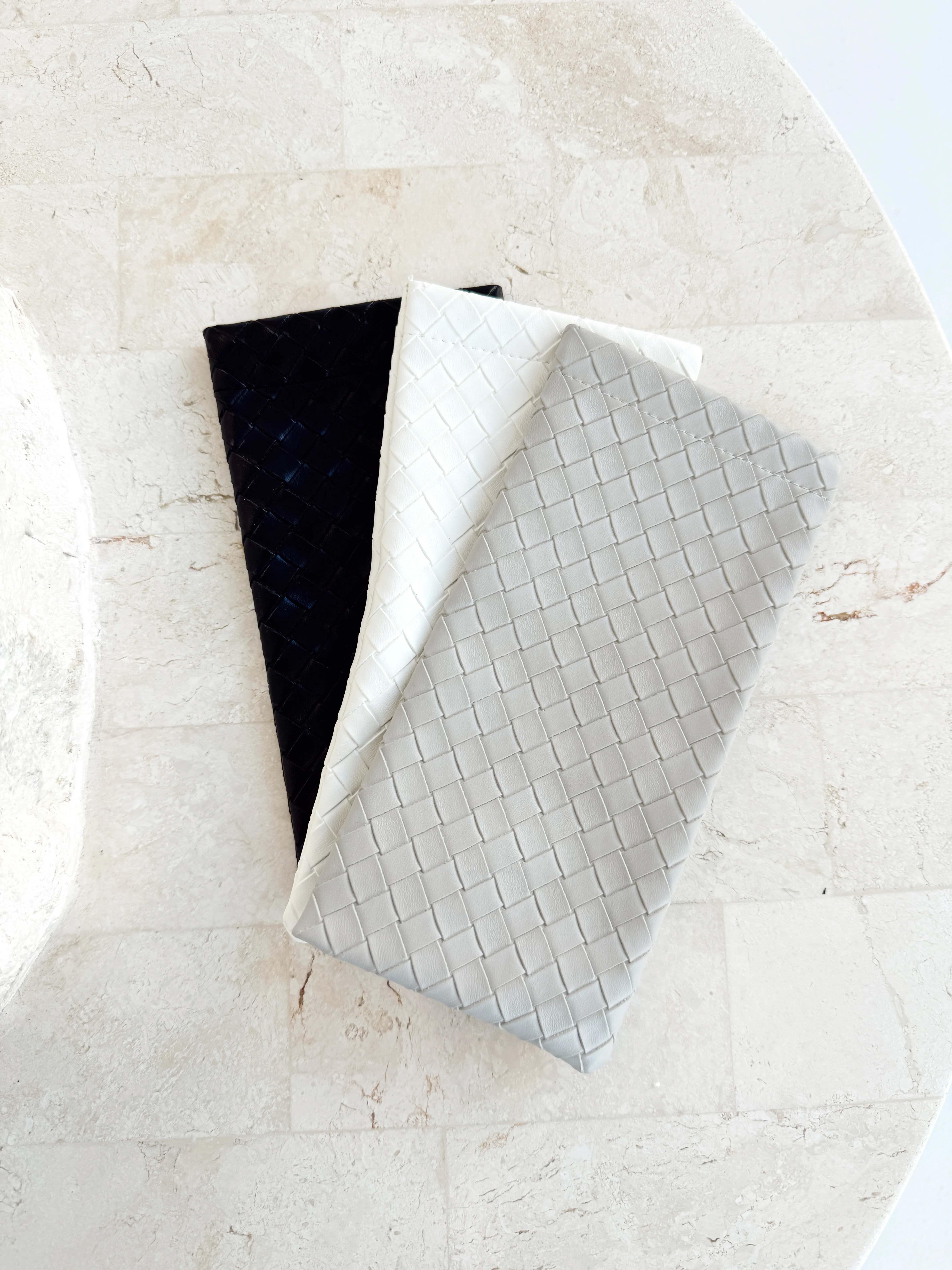 Woven Sunglasses Case - Grey - Image 4